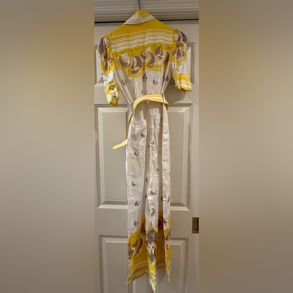 Zimmermann NWT Boat Print Linen Jumpsuit - Picture 2 of 5